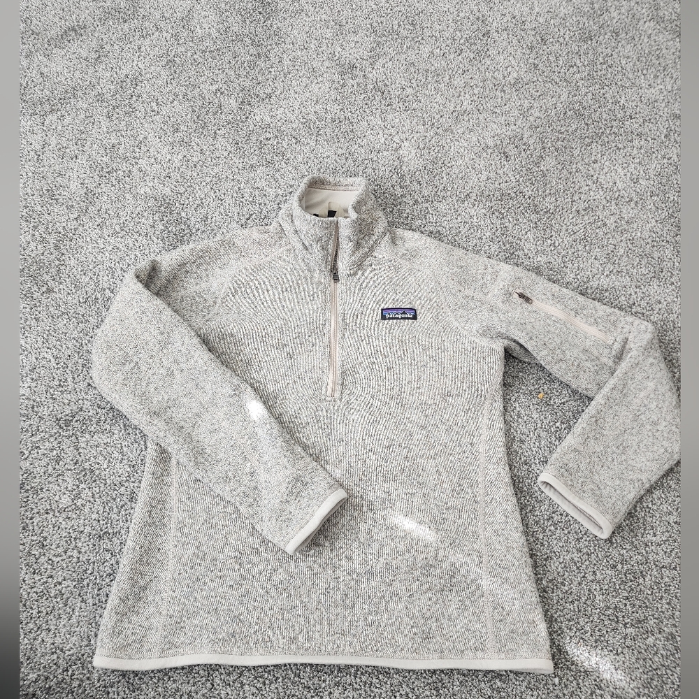Patagonia better sweater quarter zip pelican